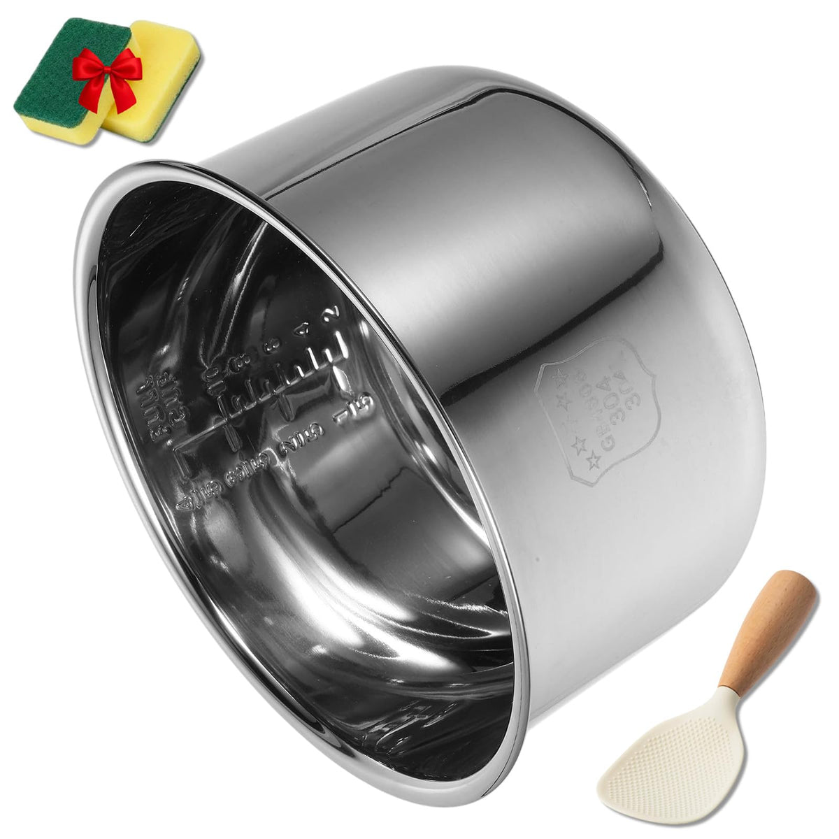Stainless Steel 3L Rice Cooker Inner Pot W652108