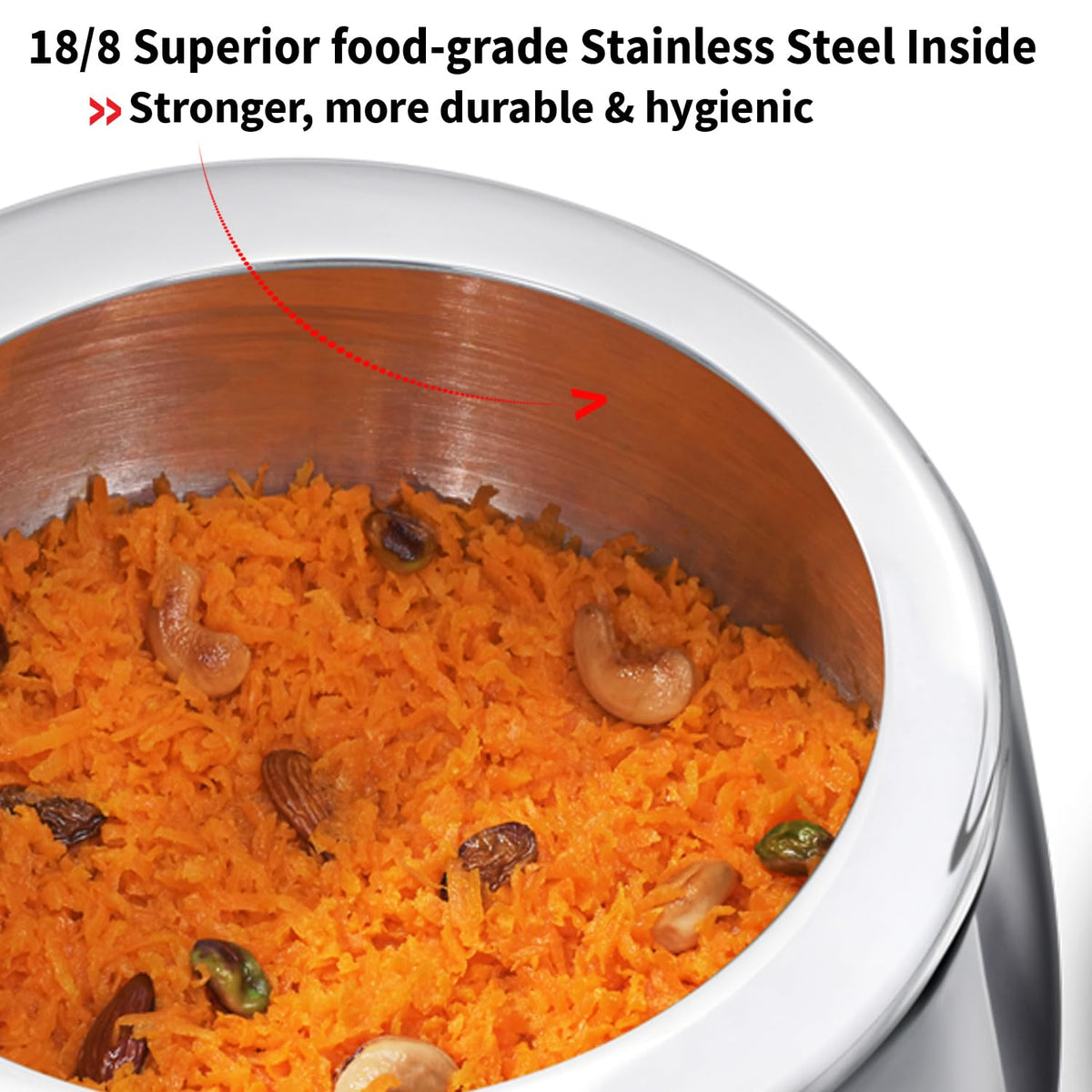3 Litre Triply Stainless Steel Pressure Cooker Z23482