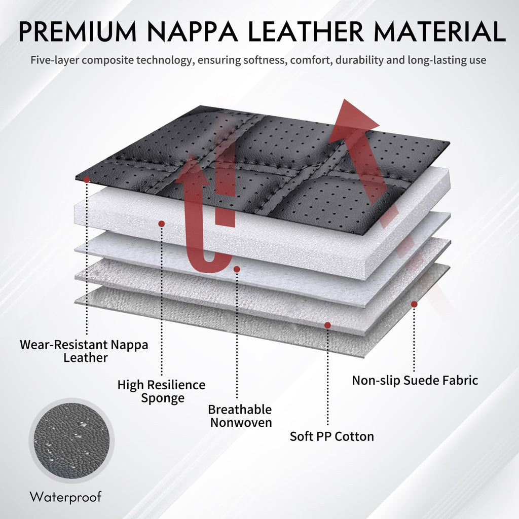 Leather Full Set Pickup Truck Seat Covers H327