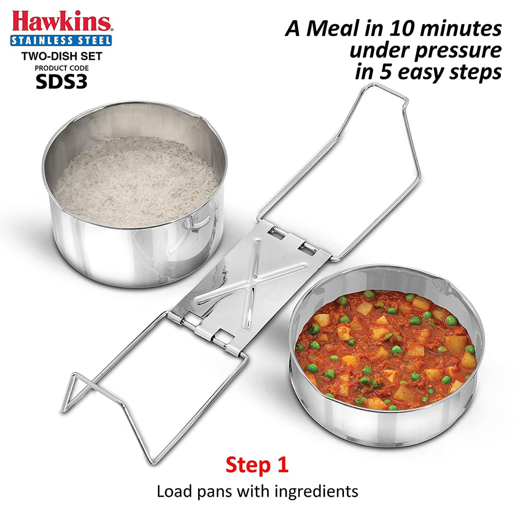 Stainless Steel Pressure Cooker, 3 Litres N56247