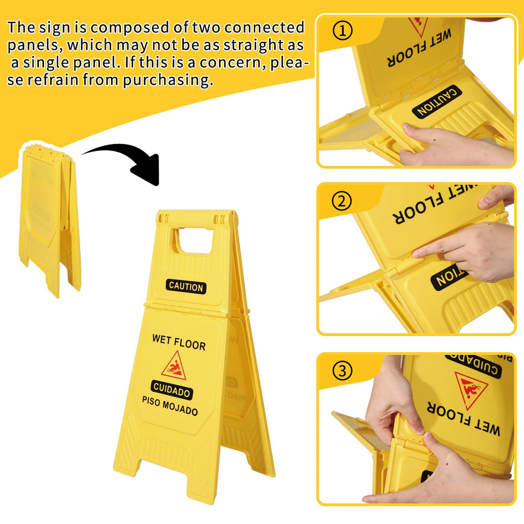 Commercial Mop Bucket with Wringer on Wheels, 35 Quart, Yellow X263114