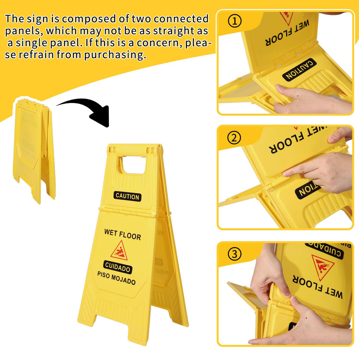 Commercial Mop Bucket with Wringer on Wheels, 35 Quart, Yellow X263114