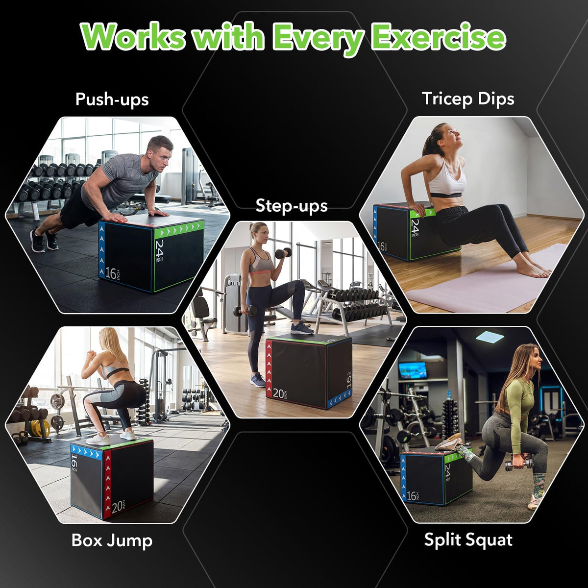 Plyometric Jump Box 3-in-1 E2353