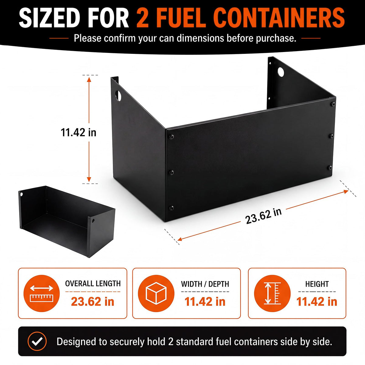 5 Gallon Gas Can Holder V354