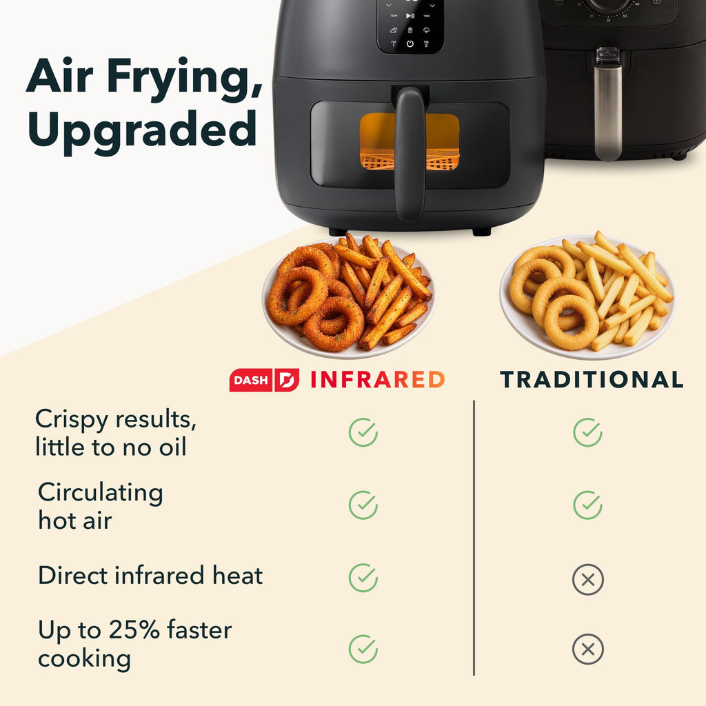 6 Quart Ceramic Nonstick Digital Air Fryer H53123