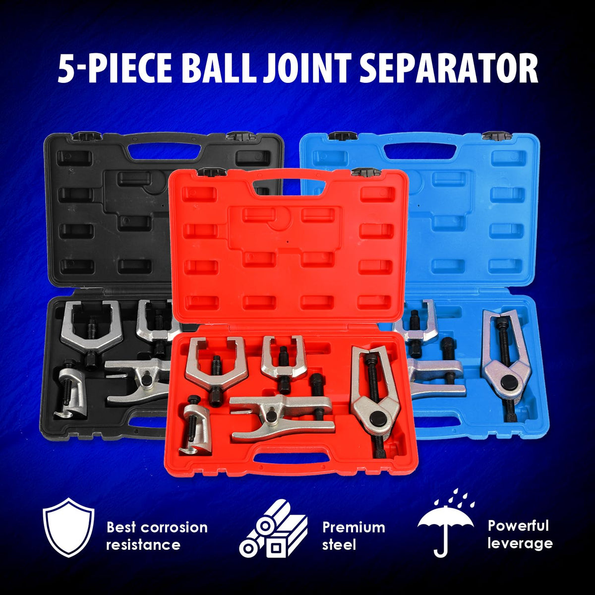 5pc Ball Joint Separator and Removal Tool Set W47506