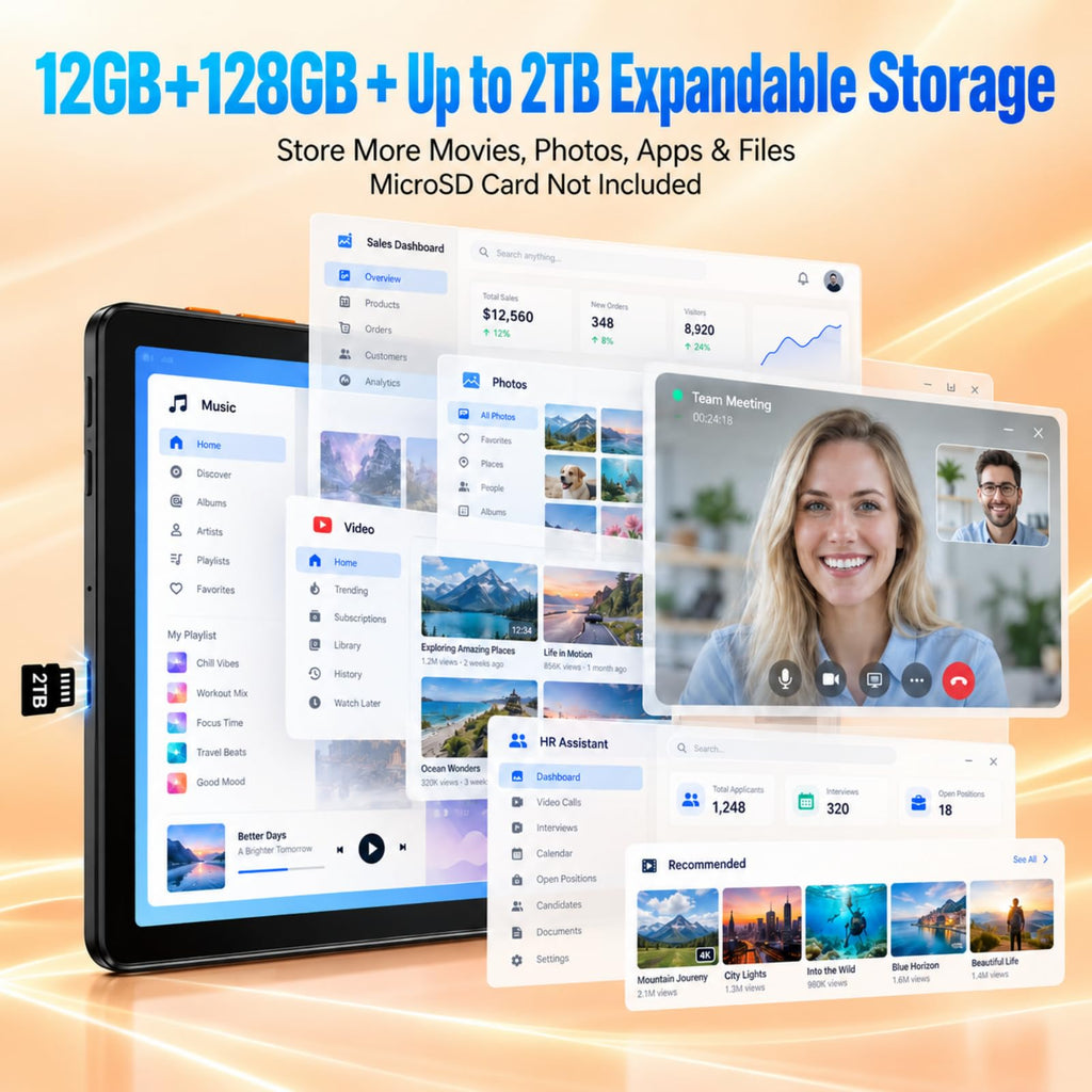 Android Tablet 10 Inch 128GB C1939