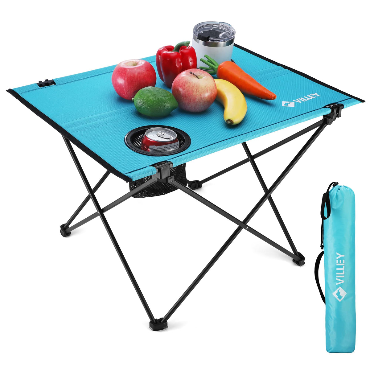 Folding Camping Table with 2 Cup Holders C786422