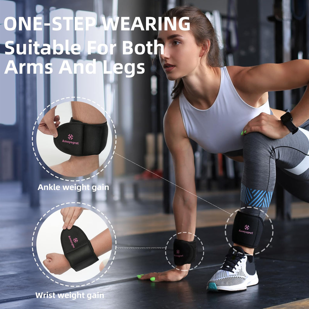 Ankle Weights, Wrist & Leg Weights Set L357