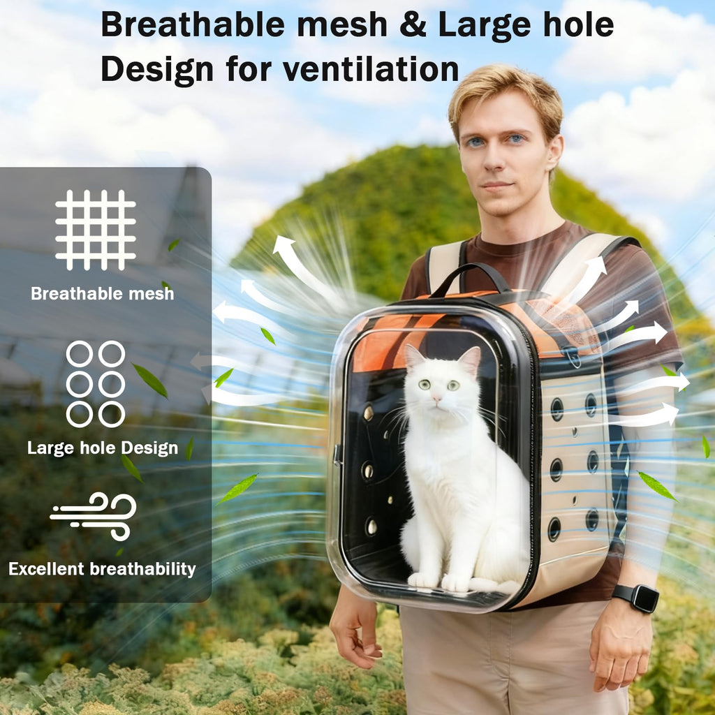 Large Breathable Cat Backpack Carrier O663
