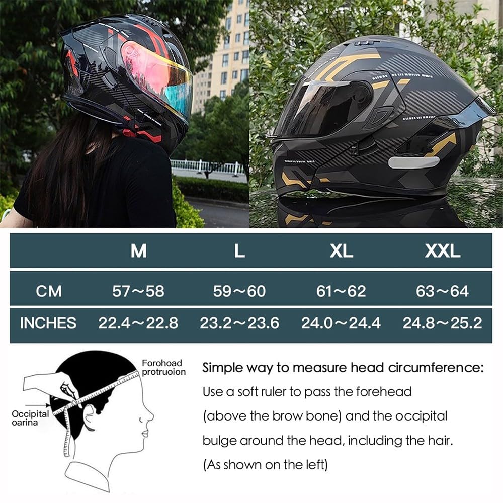 DOT Approved Flip Up Full Face Modular Motorcycle Helmet J87360