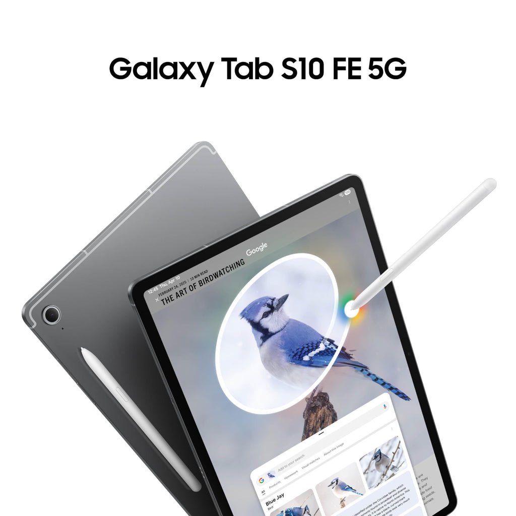 128GB 8GB RAM 5G WiFi 6E 10.9” LCD Android 15 Tablet Gray T90017