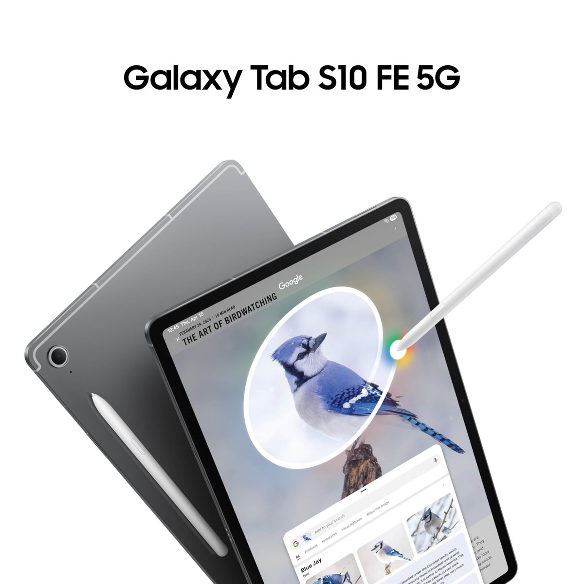 128GB 8GB RAM 5G WiFi 6E 10.9” LCD Android 15 Tablet Gray T90017