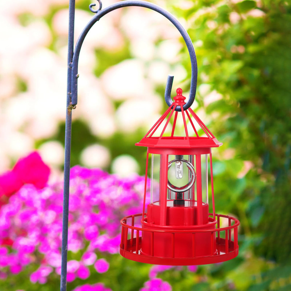 Solar Powered Lighthouse Statue Light N187
