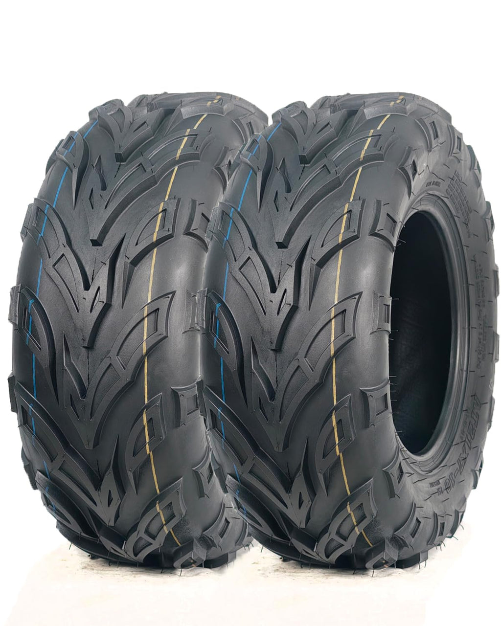 Set of 2 19x7-8 Tubeless ATV Tires B1133