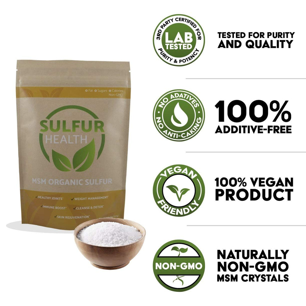 Organic Sulfur MSM Supplement 1 Pound N752