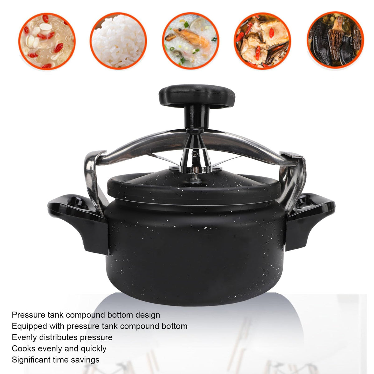 Aluminum Stovetop Pressure Cooker 2L U9774
