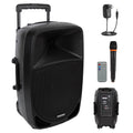 1200W Portable Bluetooth PA Speaker with Subwoofer and Wireless Microphone N77795