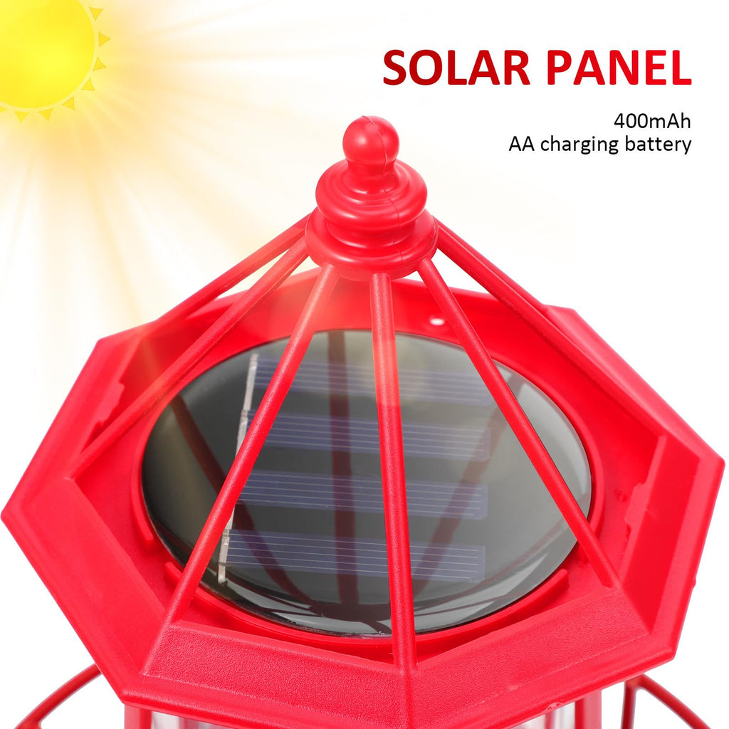 Solar Powered Lighthouse Statue Light N187