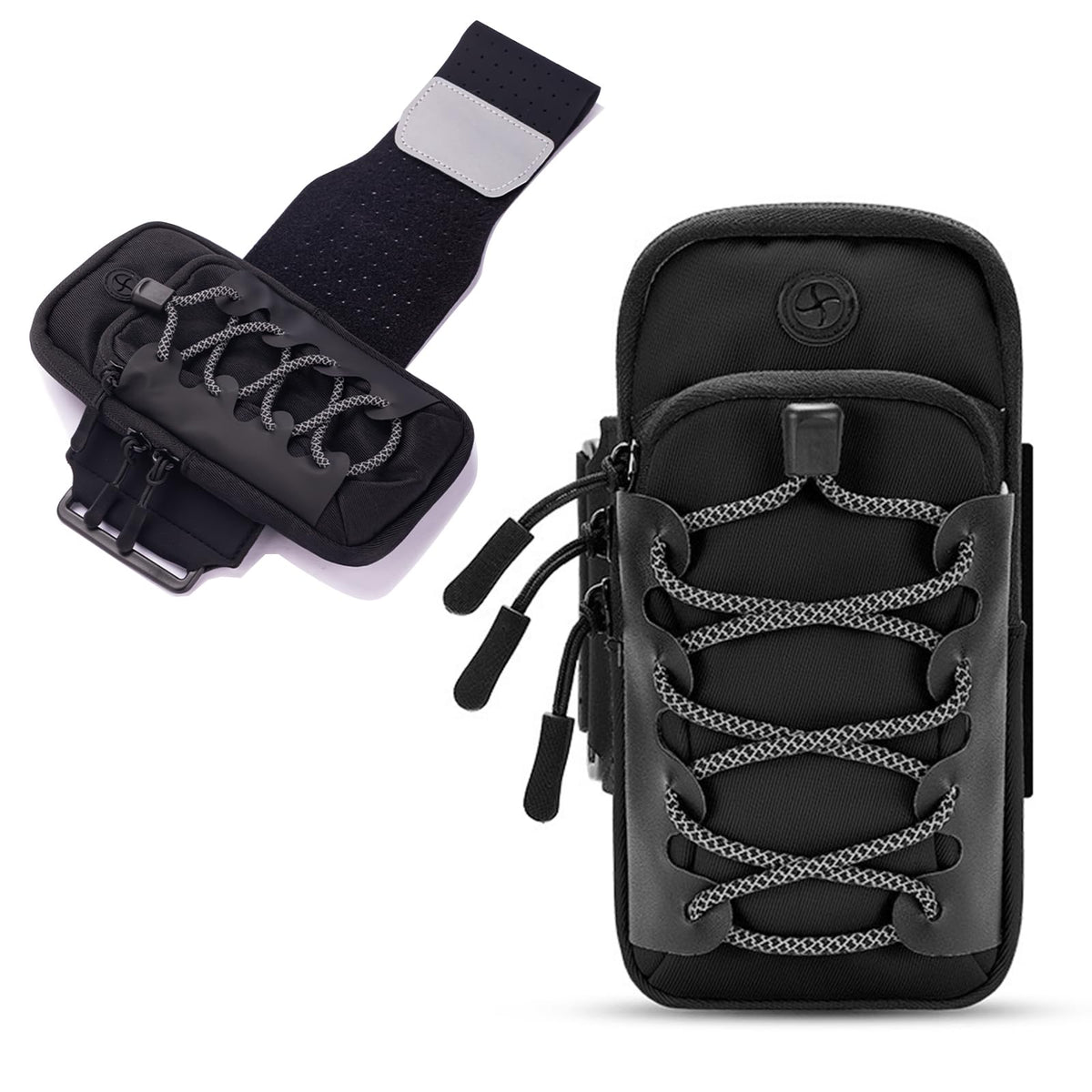 Black Motorcycle Front Battery Frame Storage Bag K756