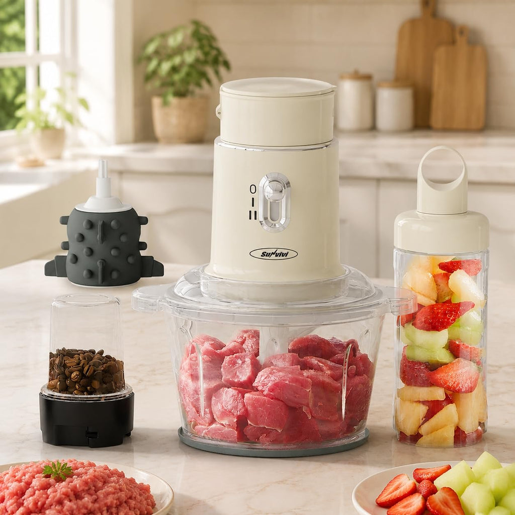 4-in-1 Electric Food Chopper & Small Food Processor B303957
