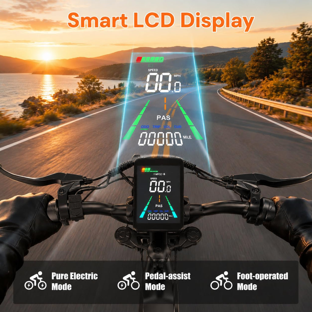 1000W 48V 16Ah Fat Tire Electric Bike O440