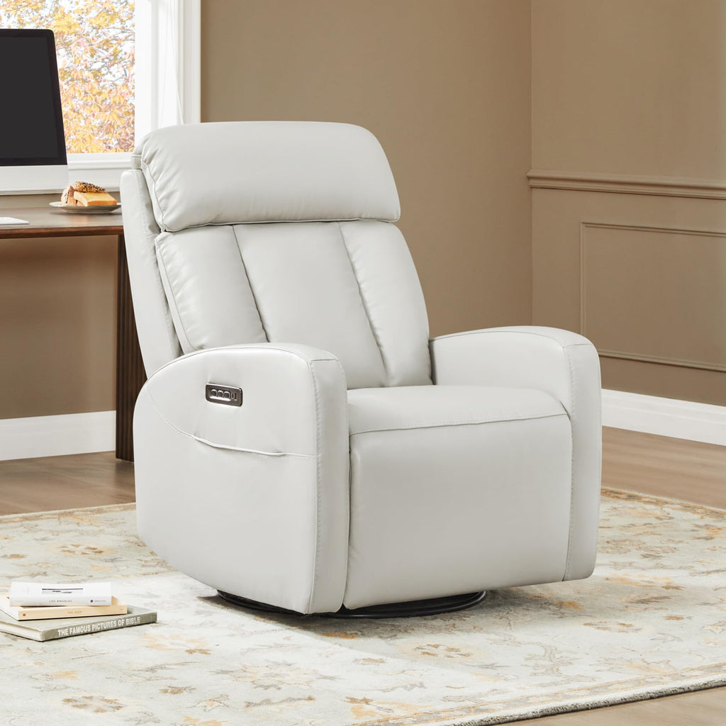 Genuine Leather Power Recliner Chair S867