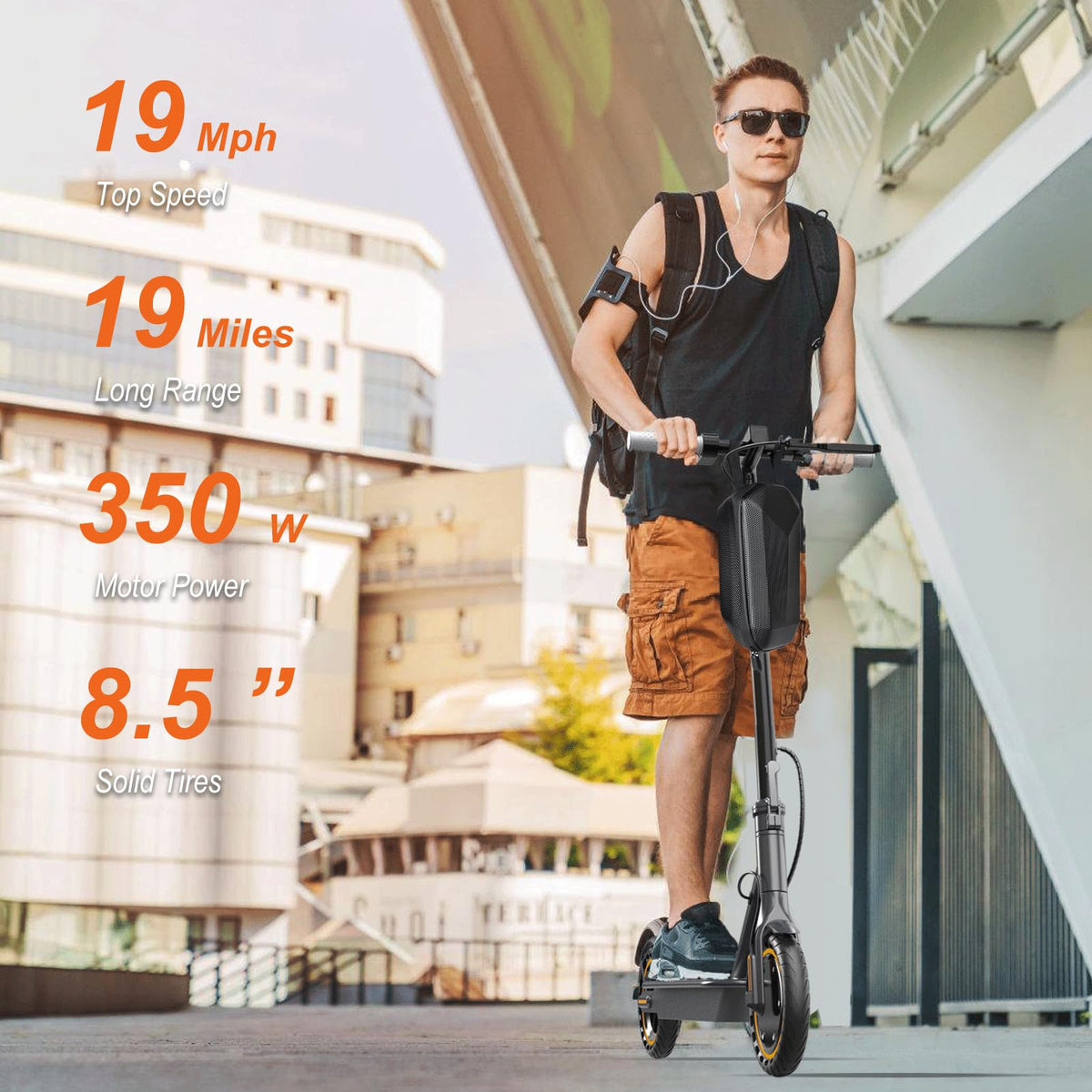 Folding Electric Scooter with Dual Brakes System D6852
