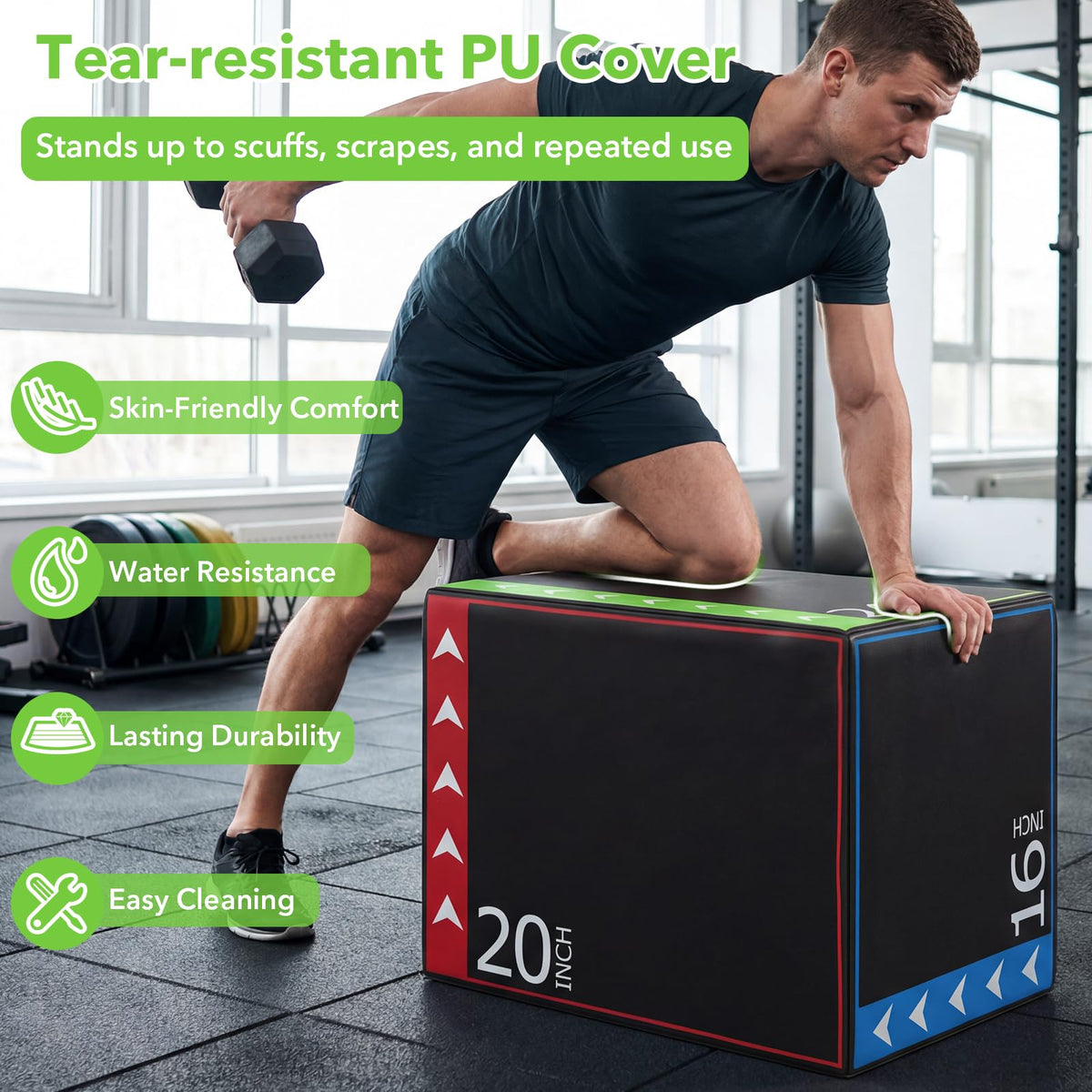 Plyometric Jump Box 3-in-1 E2353
