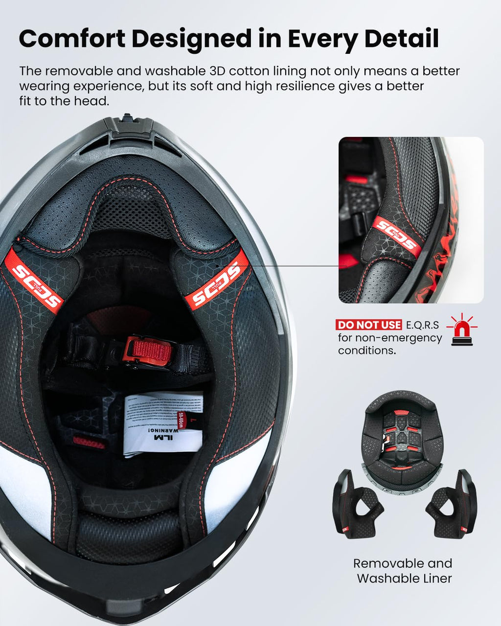 Motorcycle Helmet DOT ECE Dual Visor Full Face H97838