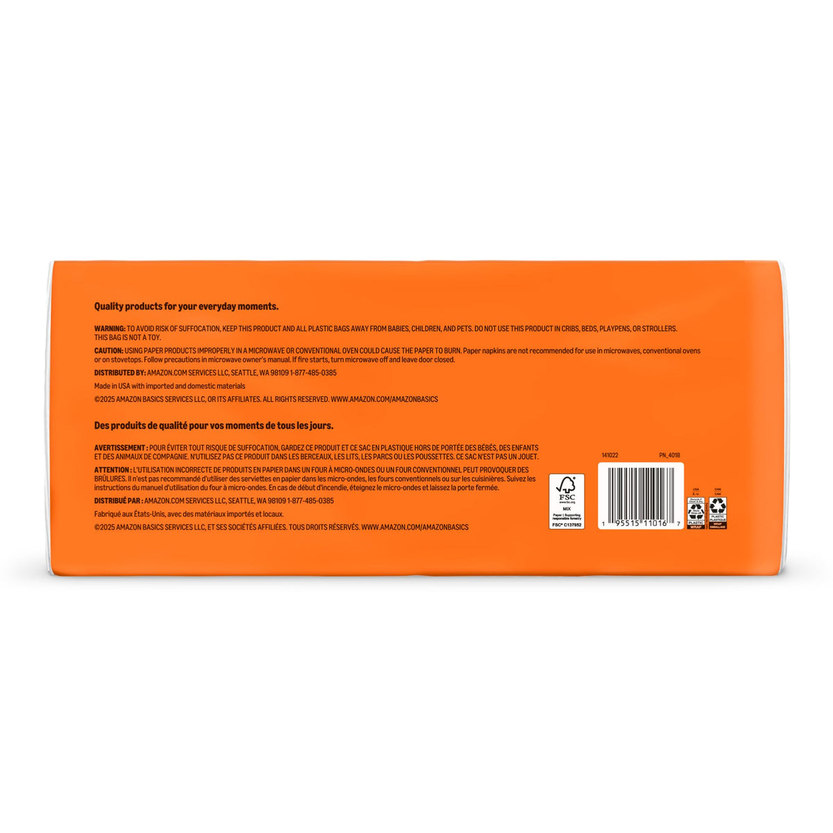 Paper Napkins, 400 Count F300
