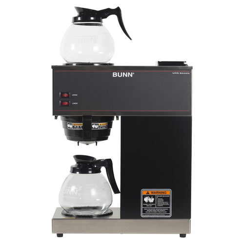 12-Cup Commercial Coffee Brewer with Glass Decanters K5409