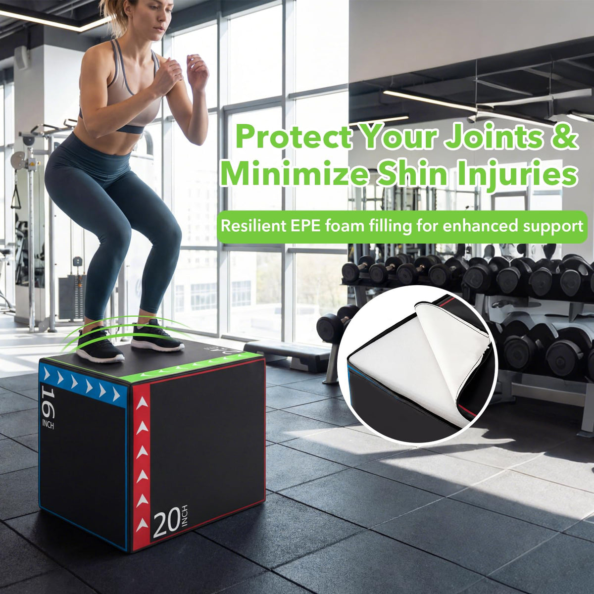 Plyometric Jump Box 3-in-1 E2353