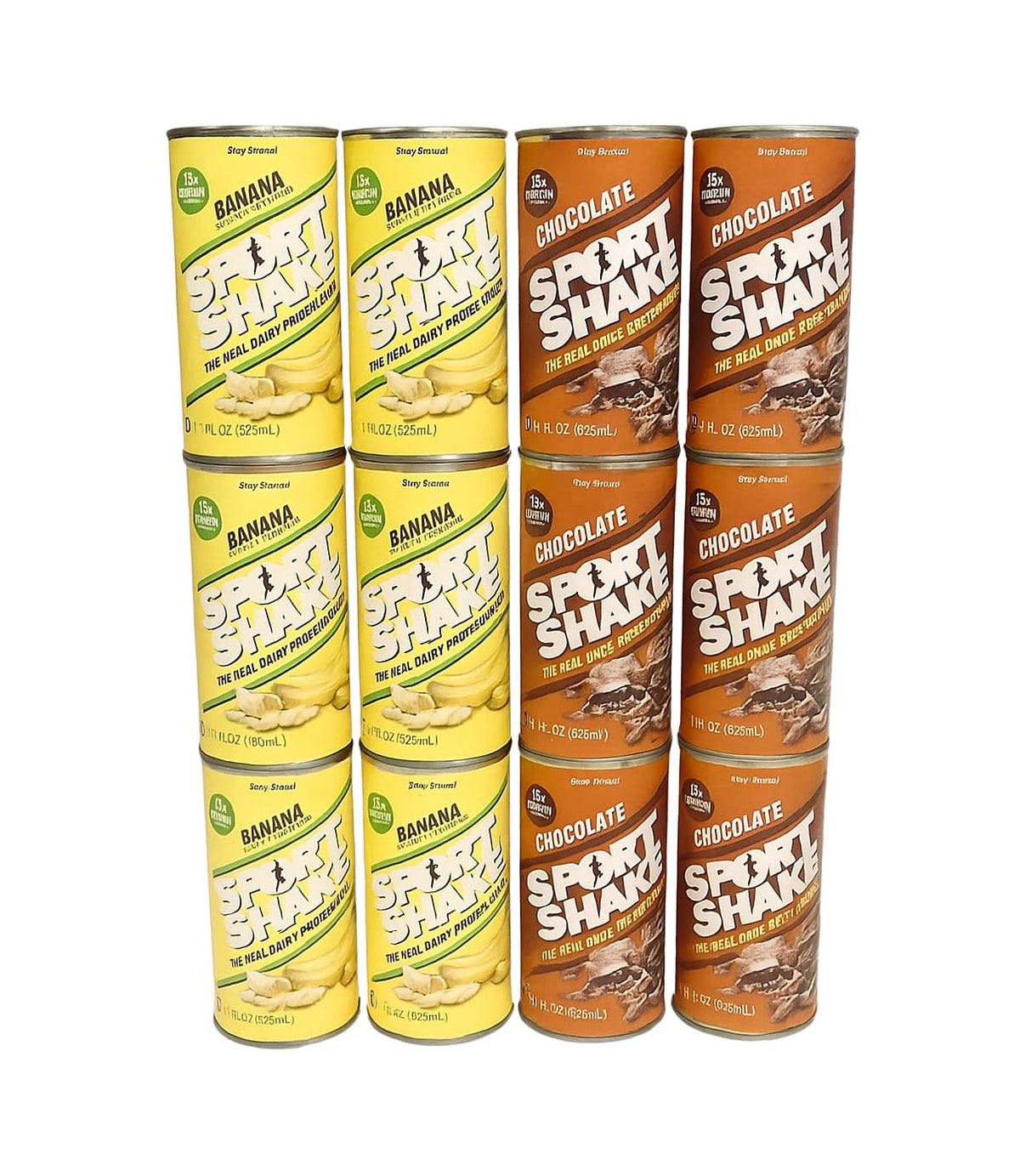 Banana & Chocolate Flavor Protein Drink 11 fl oz Cans 12 Pack K54494