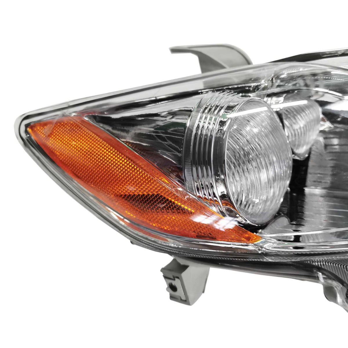 Chrome Clear Lens Projector Headlight Replacement Kit Pair of LH+RH S852