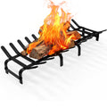 Black Steel Fireplace Grate 28 x 12.5 Inches H931