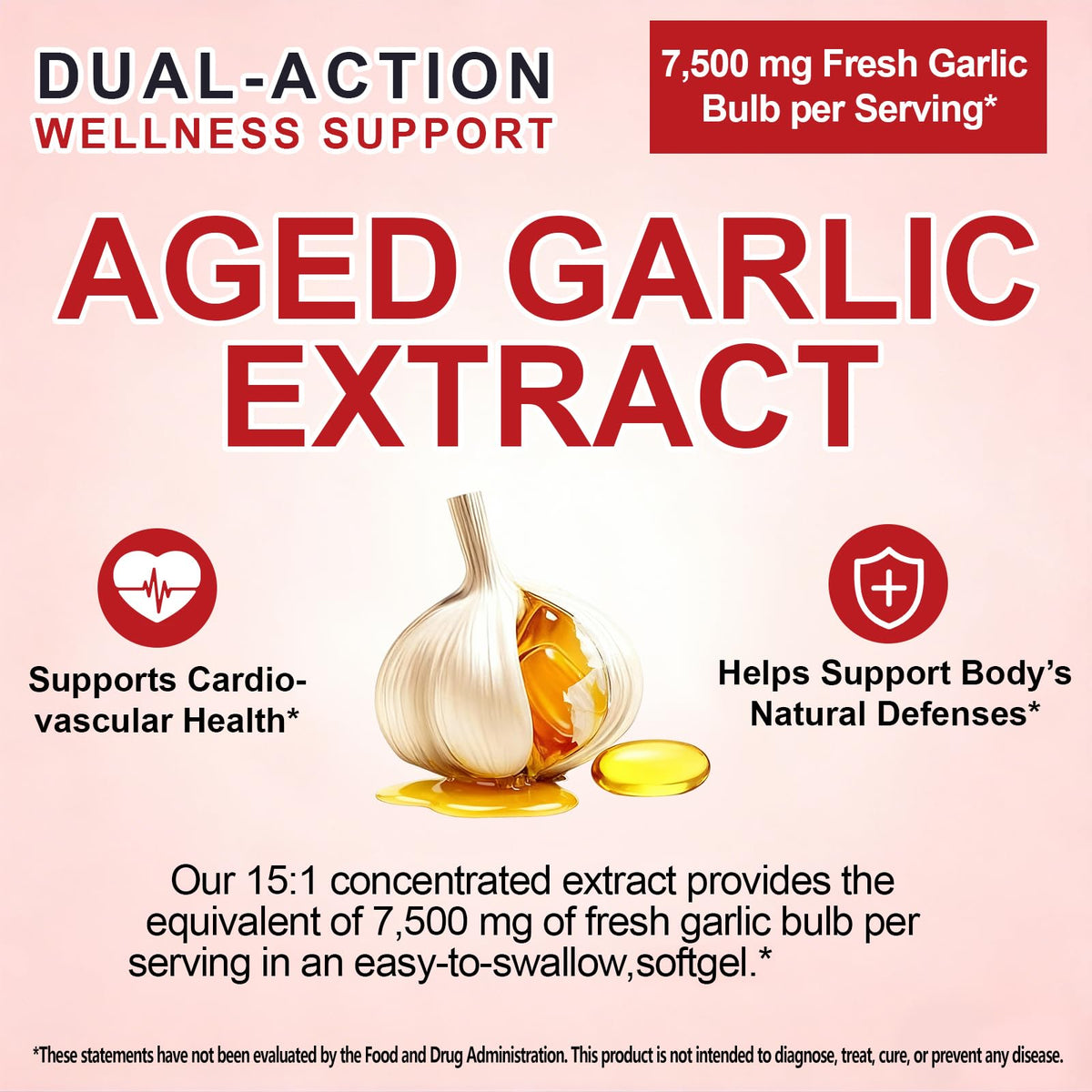 Aged Garlic Extract Capsules 7,500mg T63673