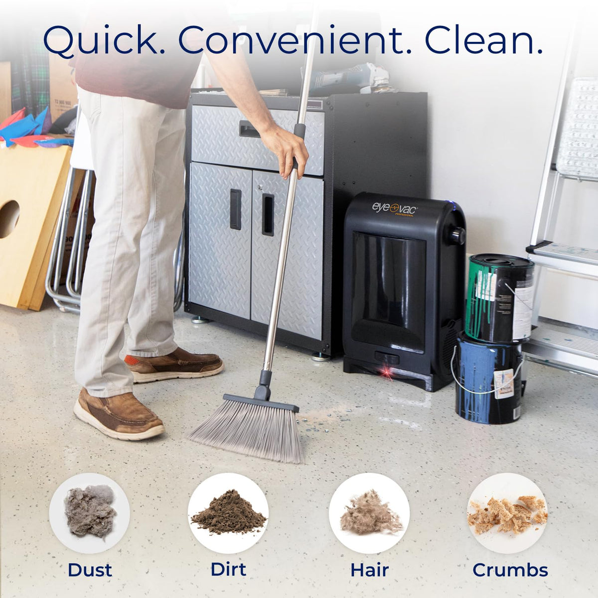 Touchless Automatic Dustpan Vacuum, Corded Bagless Canister Vacuum, 1400 Watt K948