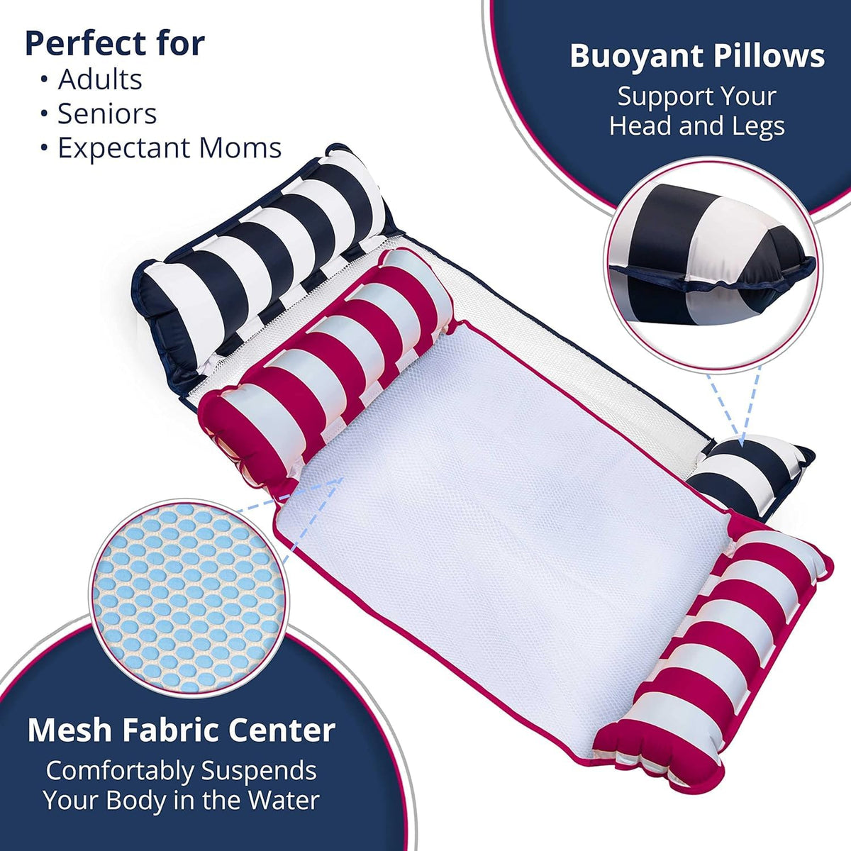 4-in-1 Hammock Pool Float T81531