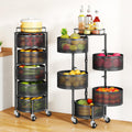 5 Tier Rotating Fruit Vegetable Basket Stand N1288