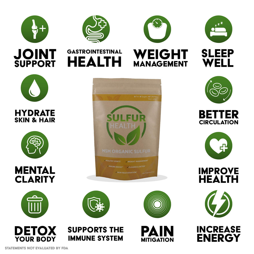 Organic Sulfur MSM Supplement 1 Pound N752