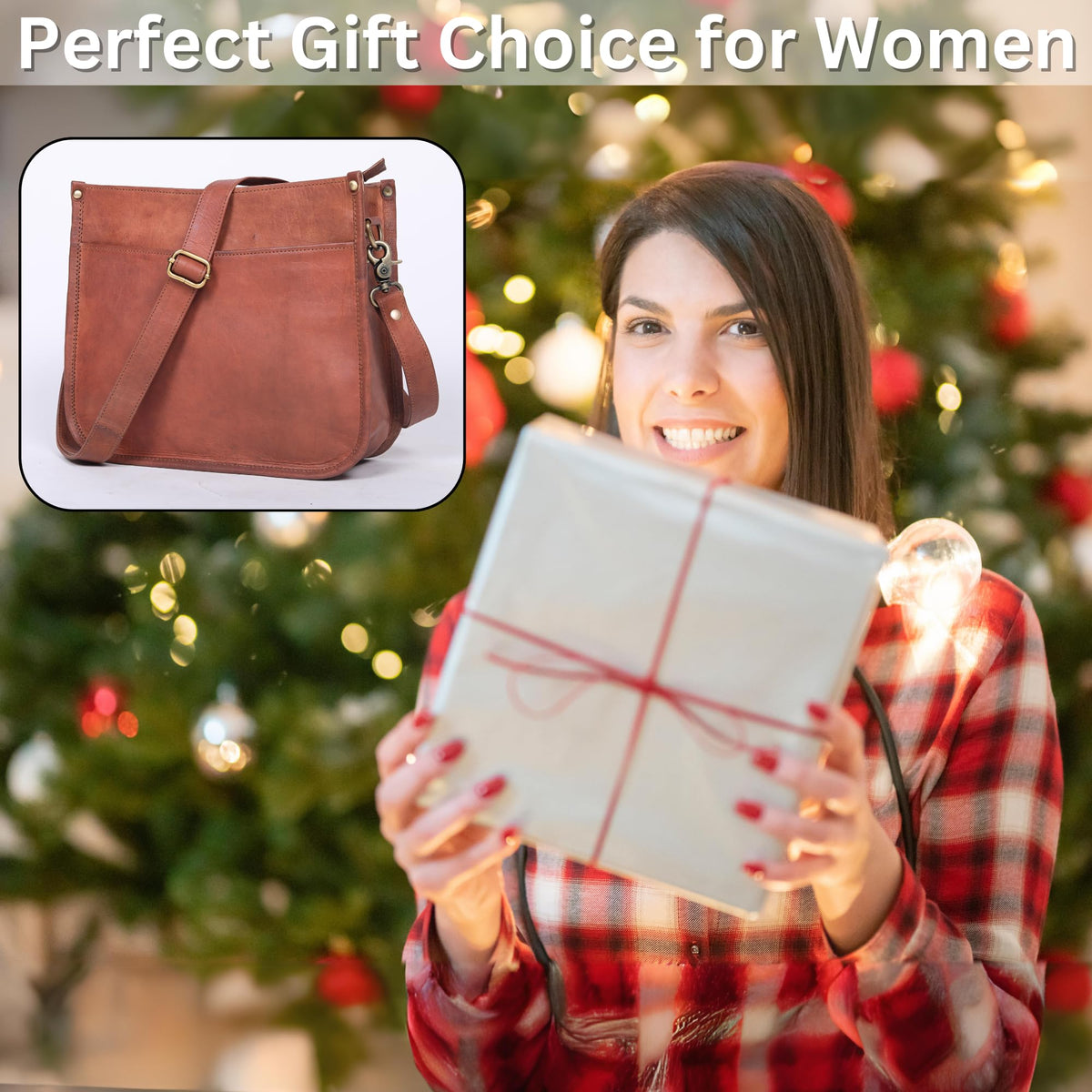 Genuine Leather Crossbody Purse X221329