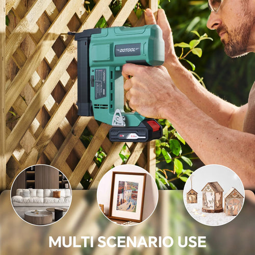 20V Cordless Brad Nailer Kit 2 in 1 Electric Nail Gun E5567