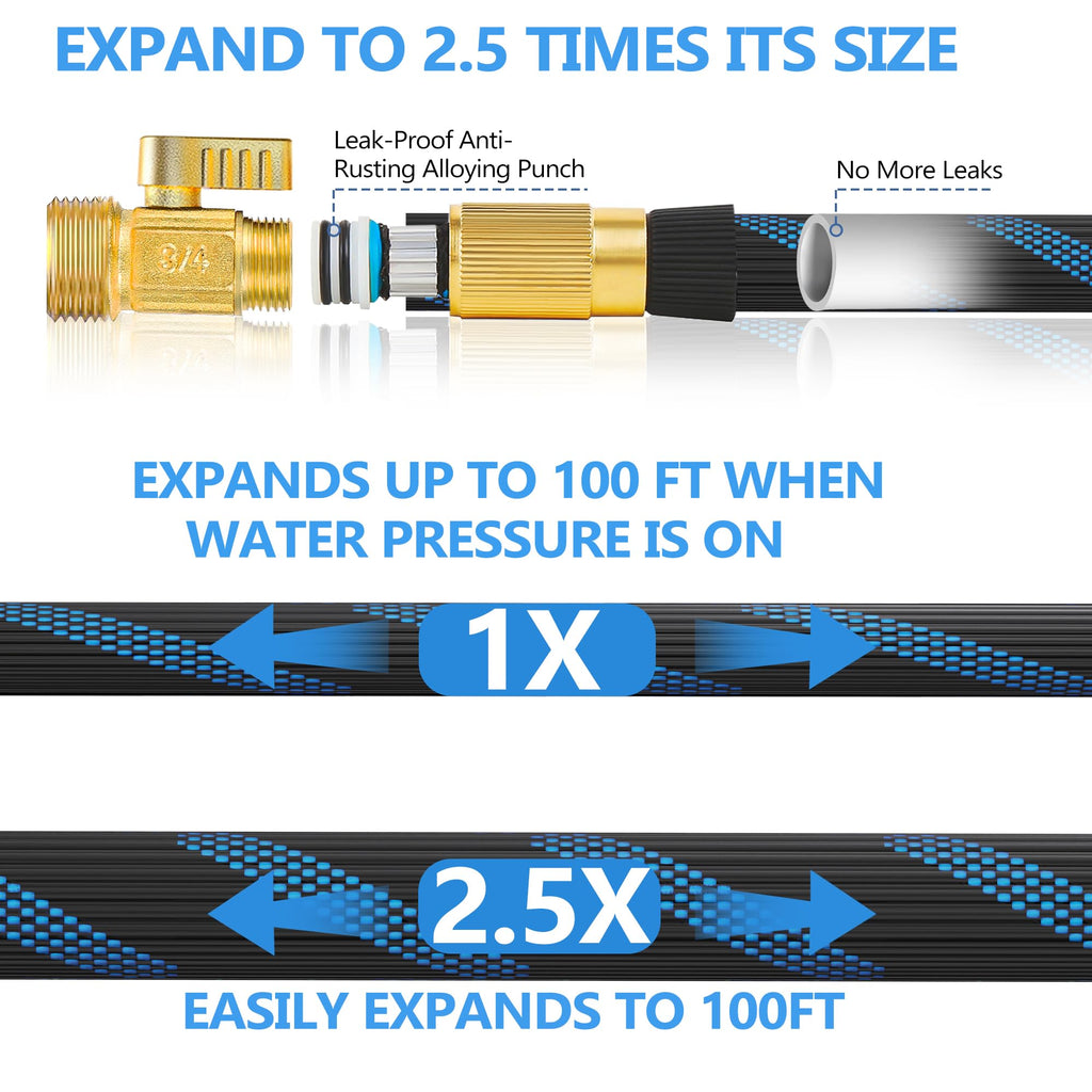 100FT Flexible Kink-Free Garden Hose I278693
