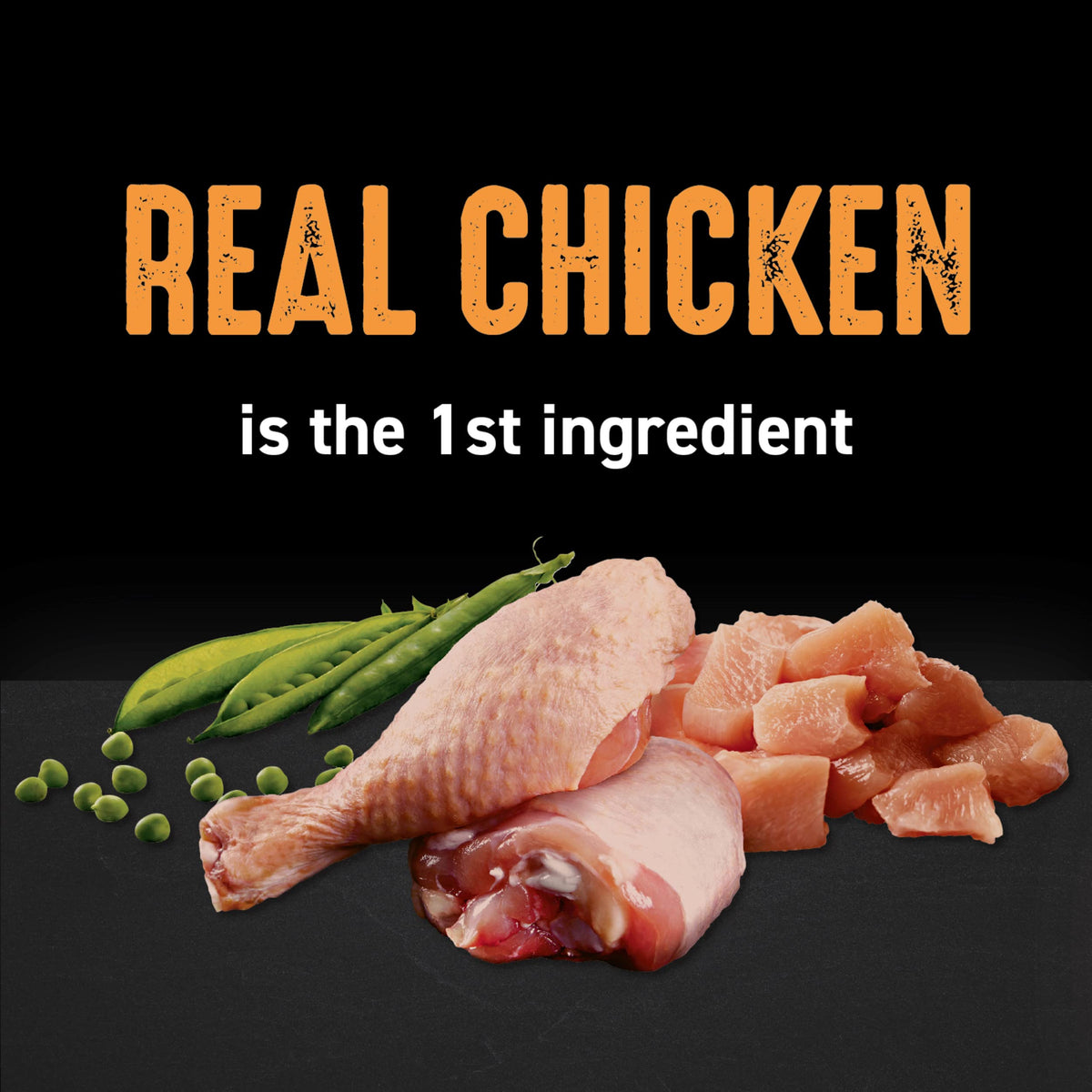 Grain Free High Protein Natural Dry Cat Food, Chicken, 4 lb A1666