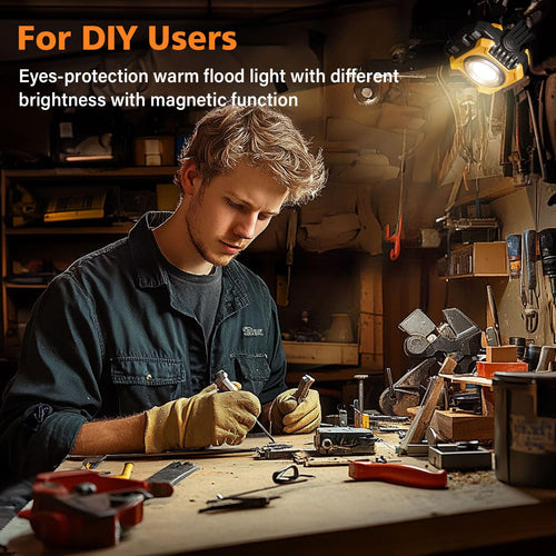 2-Pack 2400LM Magnetic Rechargeable Work Light O3358