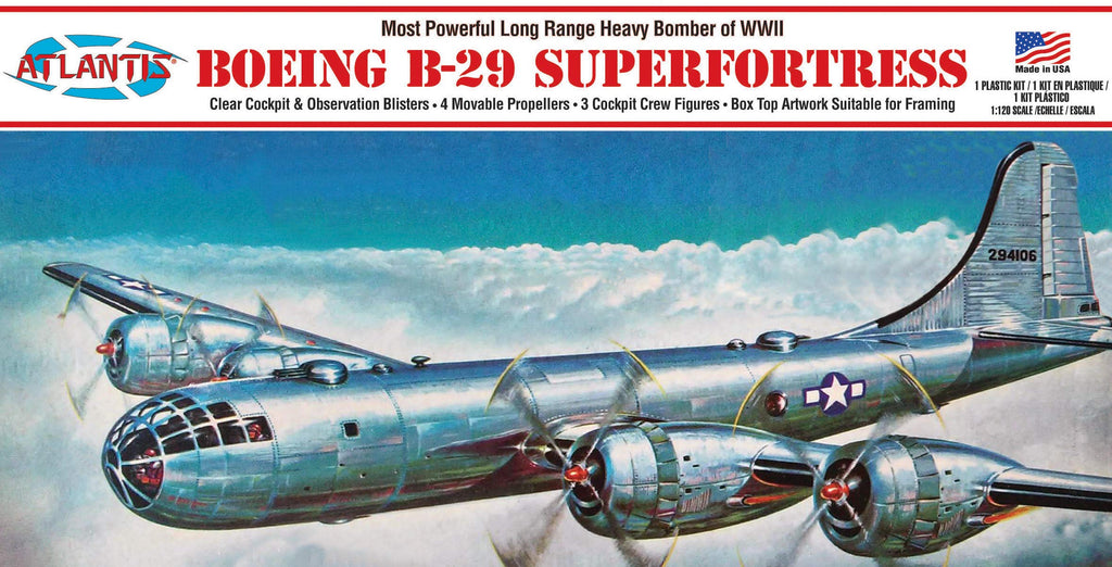 1:120 Scale WWII Bomber Plastic Model Kit Q3906