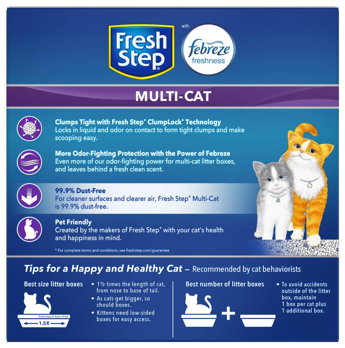 Clumping Cat Litter Multi-Cat Odor Control 14 lbs Pack of 2 K120721