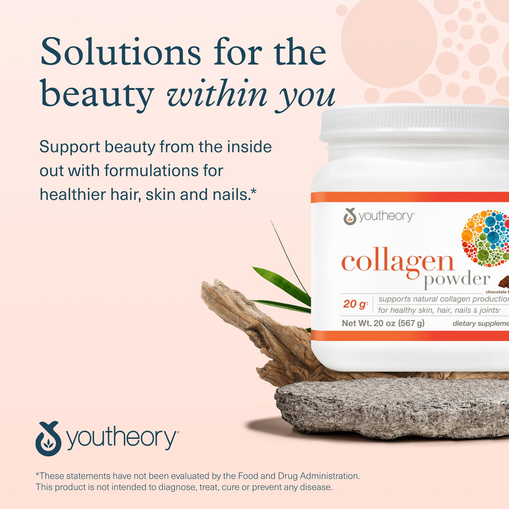 Collagen Powder, Chocolate, 20 oz V13196