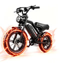 1000W 48V 16Ah Fat Tire Electric Bike O440